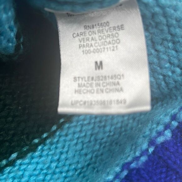 Jolt Women's Multicolor Stripe Lightweight Pullover Sweater Size Medium - Picture 8 of 8